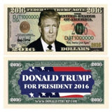 Donald Trump 2016 Presidential Dollar Bill