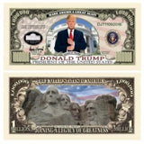Donald Trump Million Dollar Legacy Bill