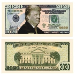 Donald Trump 2020 Re-Election Presidential Dollar Bill - Limited Edition Novelty Dollar Bill